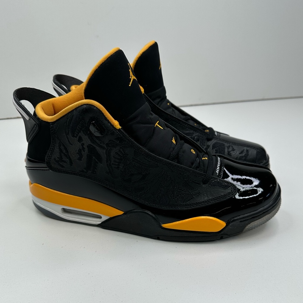 Jordan Dub Zero Black Taxi Nike Basketball Sneakers Men's Size 10 311046-017